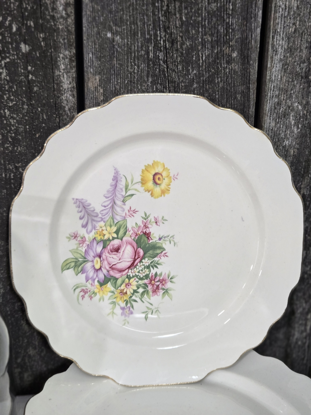 W.S. George Floral Plate